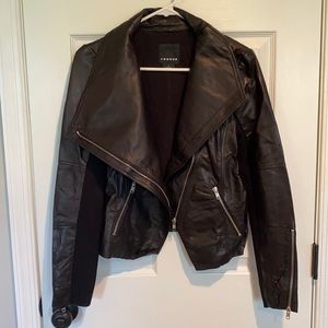 Trouve Black Leather Jacket